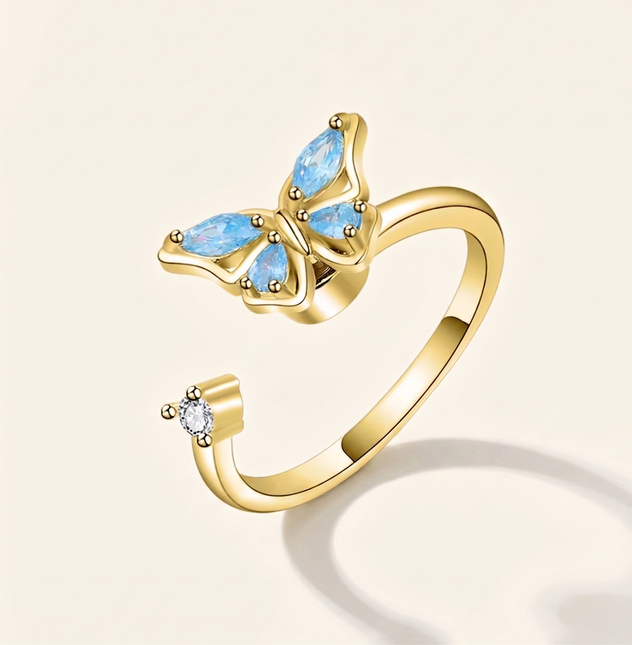 Anello Rotante Farfalla
