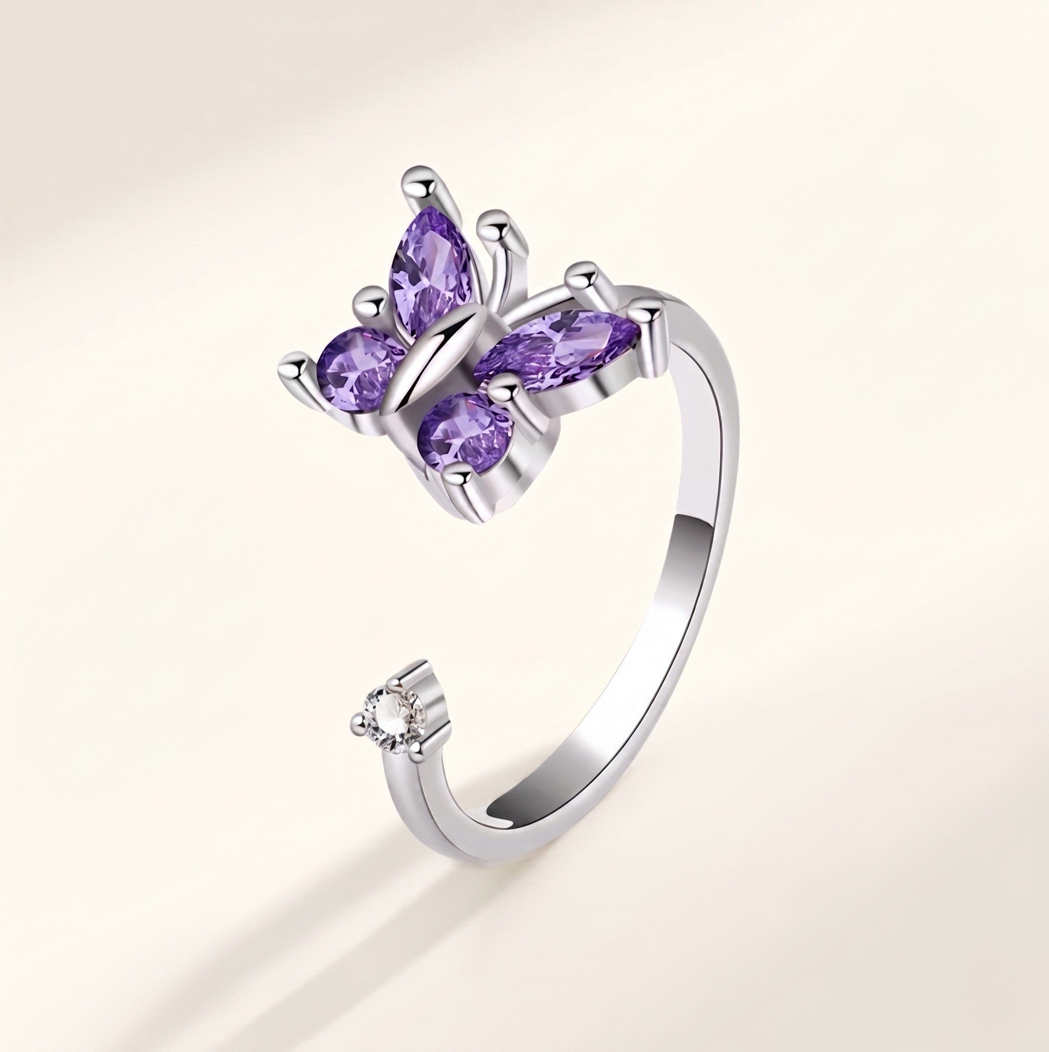 Anello Rotante Farfalla