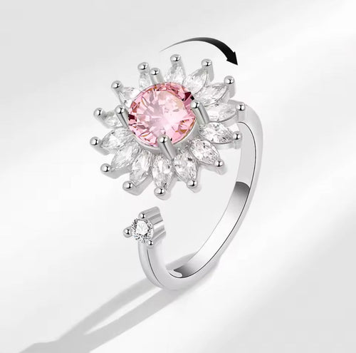 Anello Rotante Fiore
