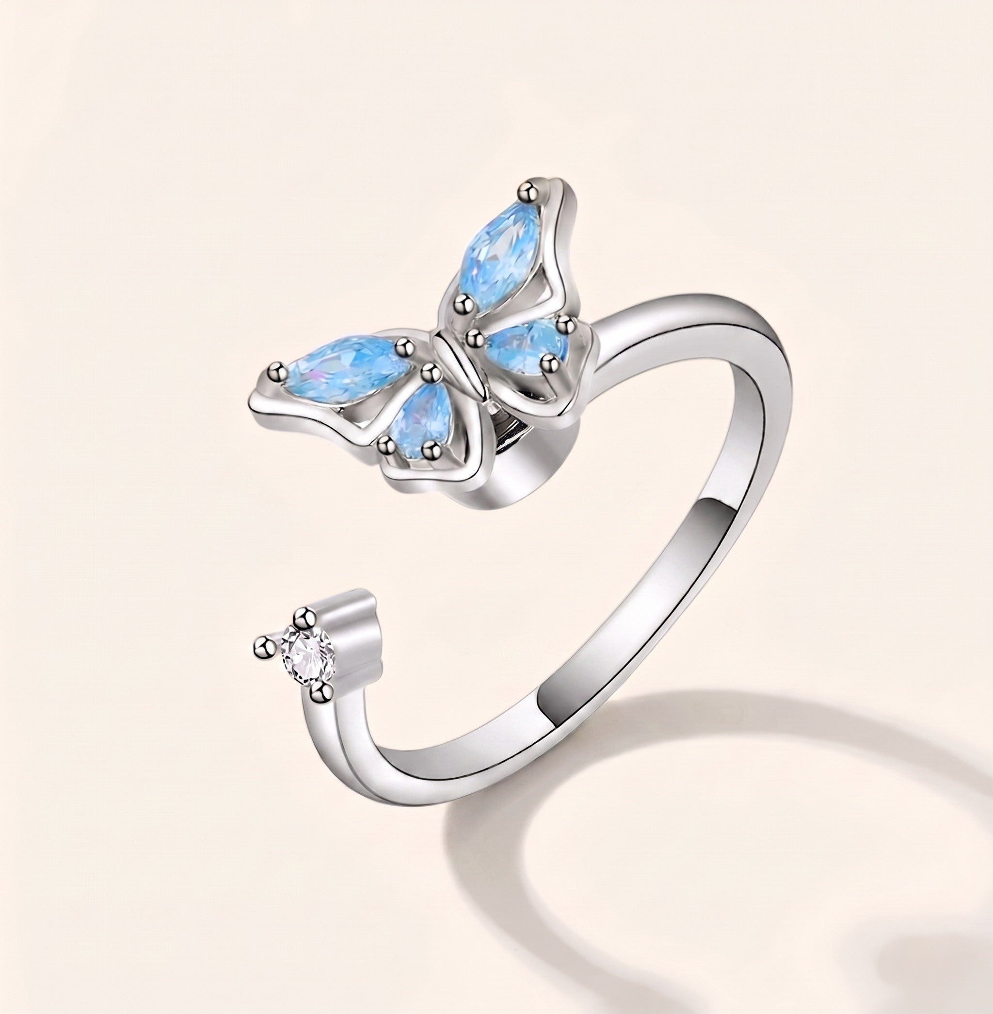 Anello Rotante Farfalla