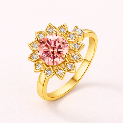 Anello Rotante Corona di Fiori