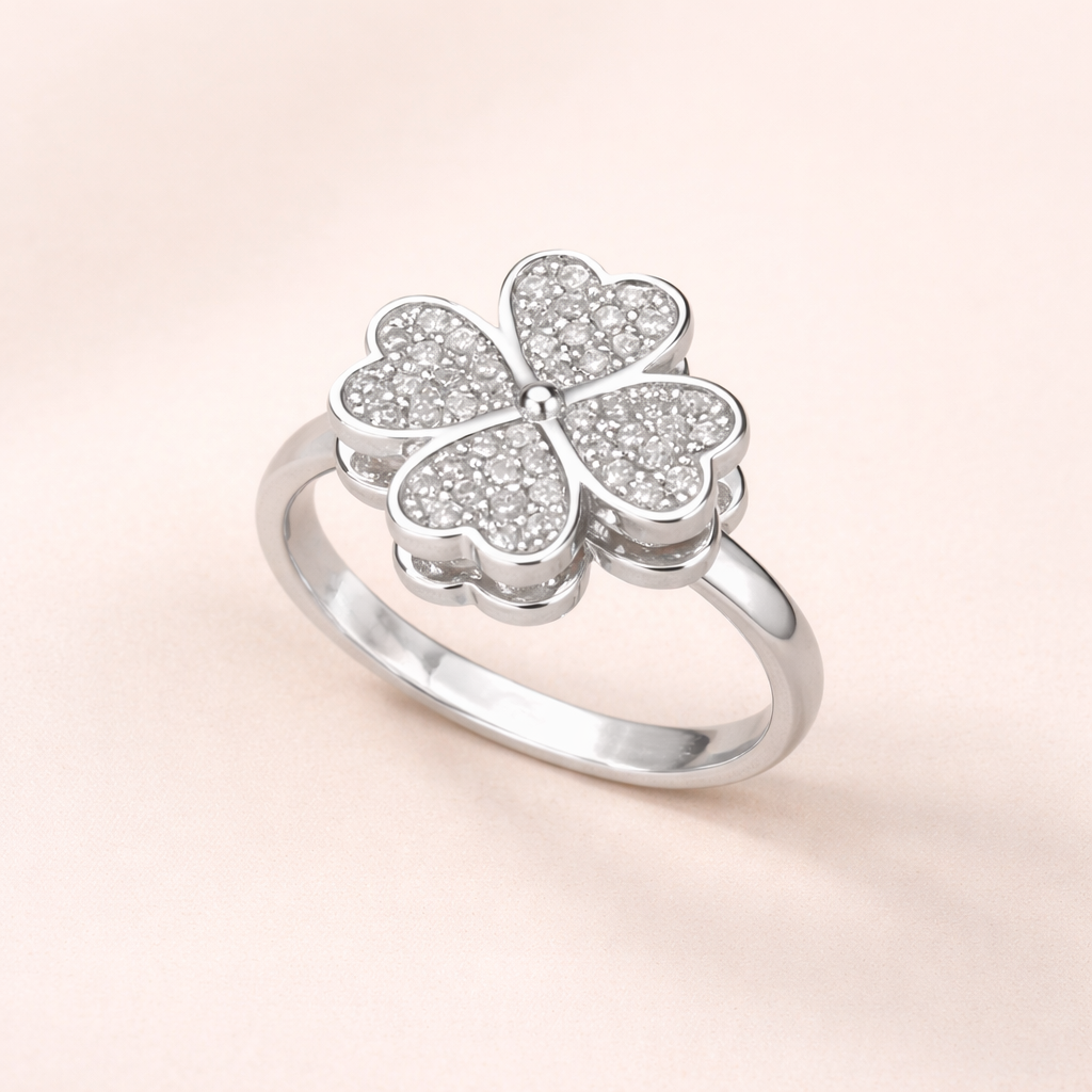 Anello Rotante Quadrifoglio