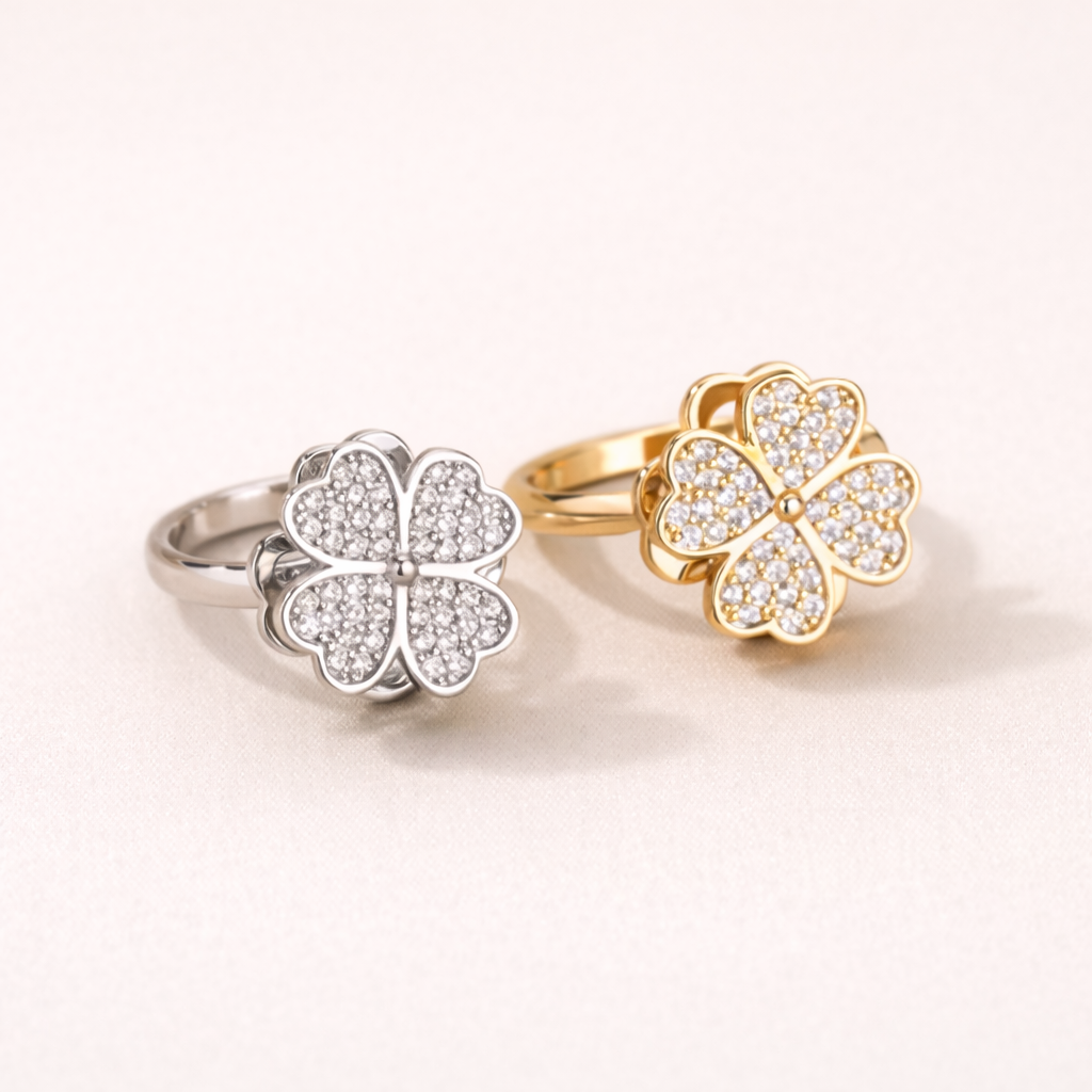 Anello Rotante Quadrifoglio