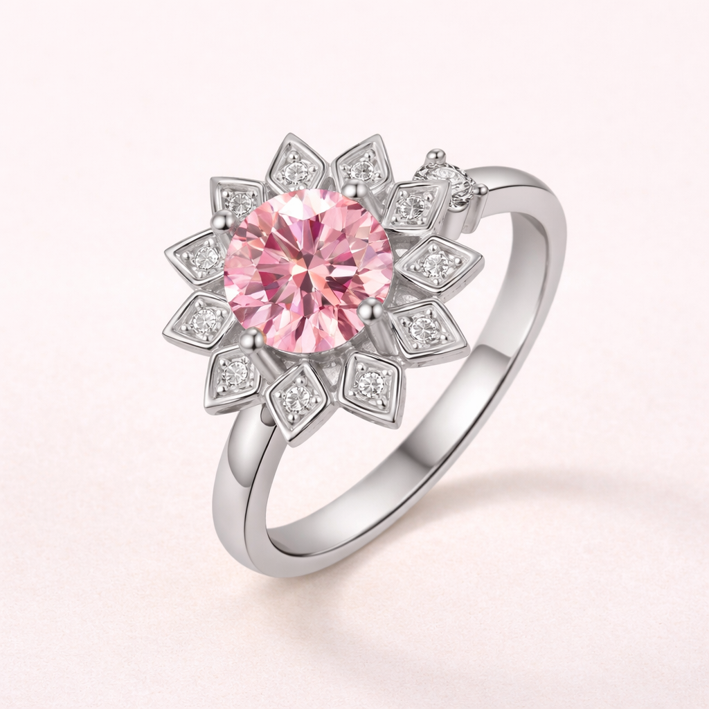 Anello Rotante Corona di Fiori